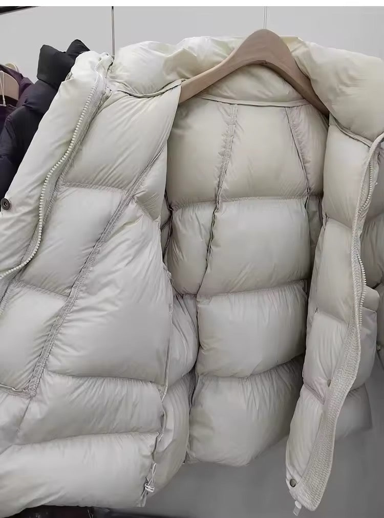 Women's Burgundy Down Jacket: Warm, Stylish, and Sustainable