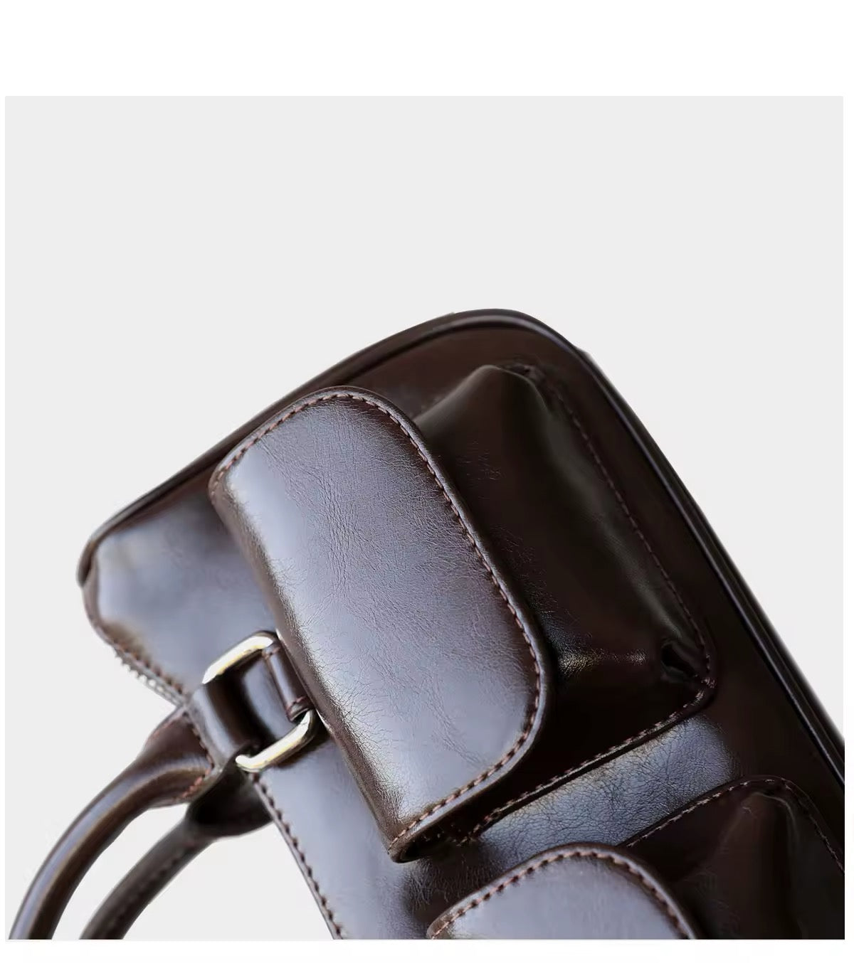 Luxurious Handmade Leather Bag. Timeless Leather Handbag: A Classic for Any Wardrobe