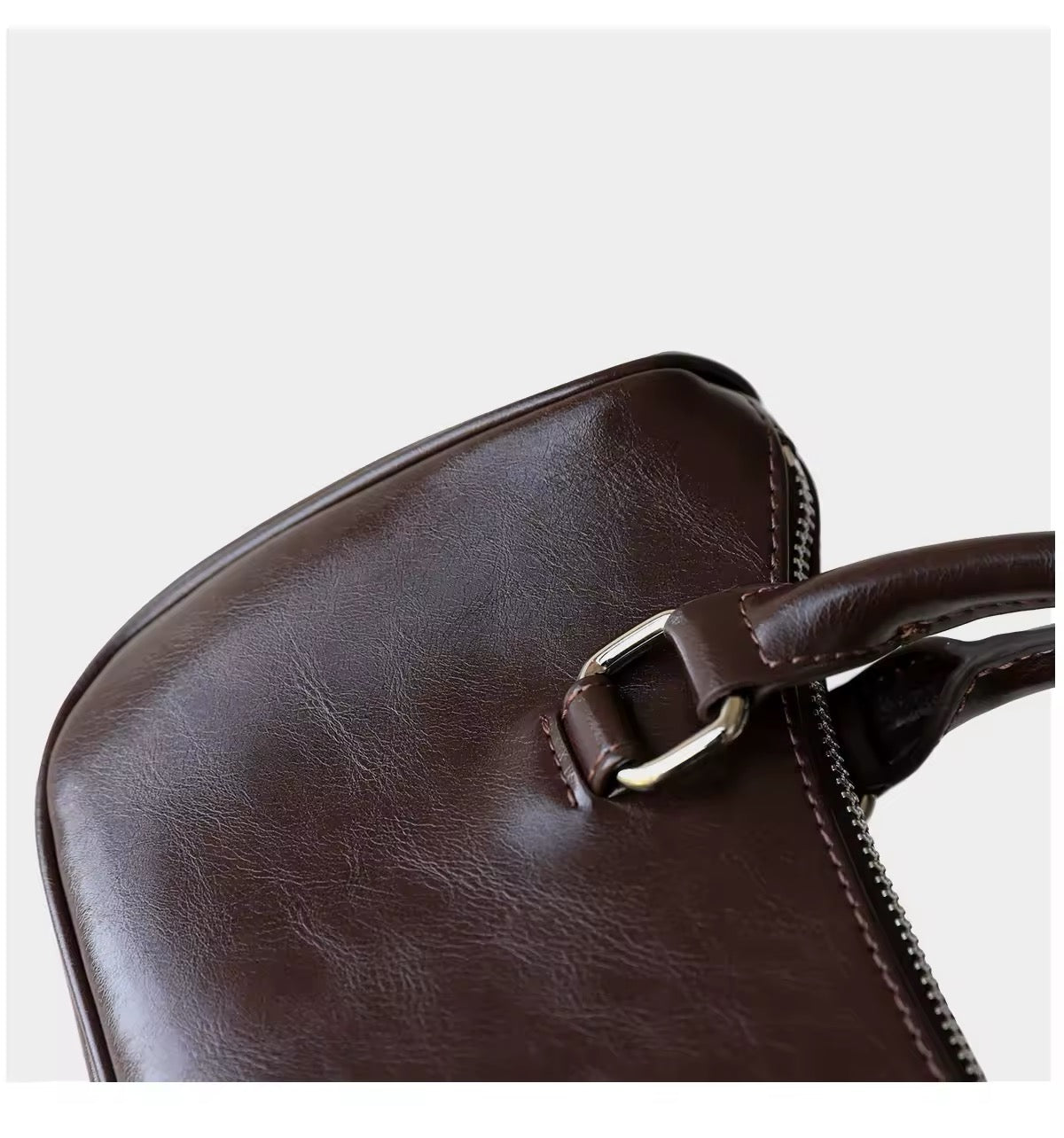 Luxurious Handmade Leather Bag. Timeless Leather Handbag: A Classic for Any Wardrobe
