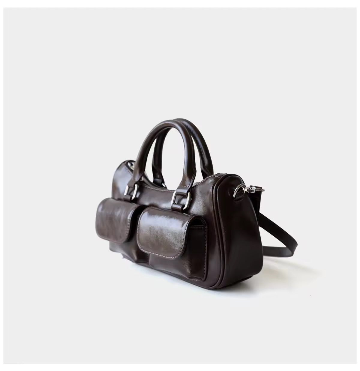 Luxurious Handmade Leather Bag. Timeless Leather Handbag: A Classic for Any Wardrobe