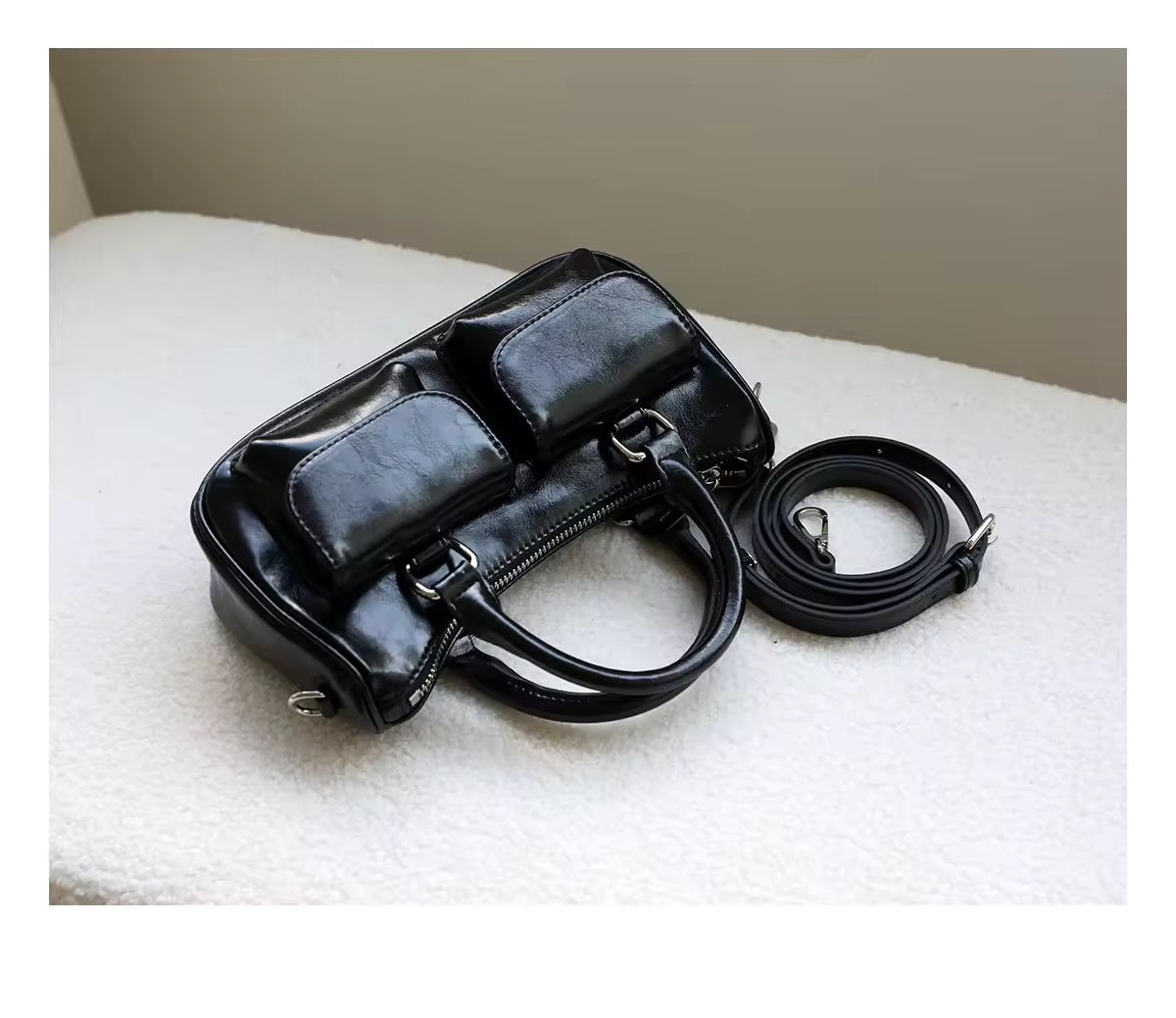 Luxurious Handmade Leather Bag. Timeless Leather Handbag: A Classic for Any Wardrobe