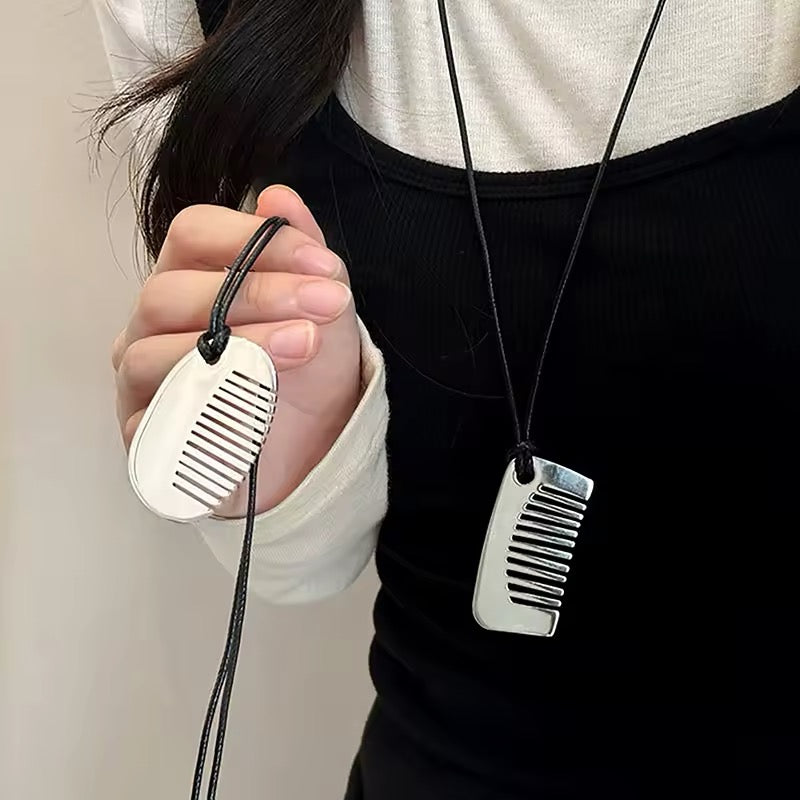 Boho Chic Hair Comb Pendant. Womens pendants