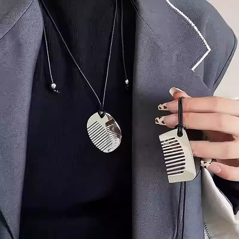 Boho Chic Hair Comb Pendant. Womens pendants