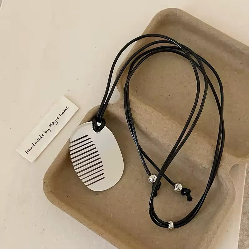 Boho Chic Hair Comb Pendant. Womens pendants