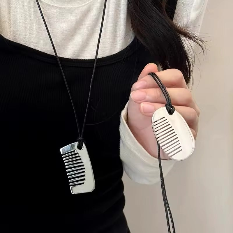 Boho Chic Hair Comb Pendant. Womens pendants