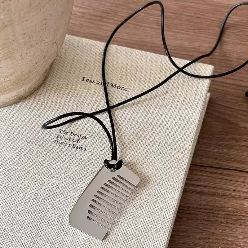 Boho Chic Hair Comb Pendant. Womens pendants