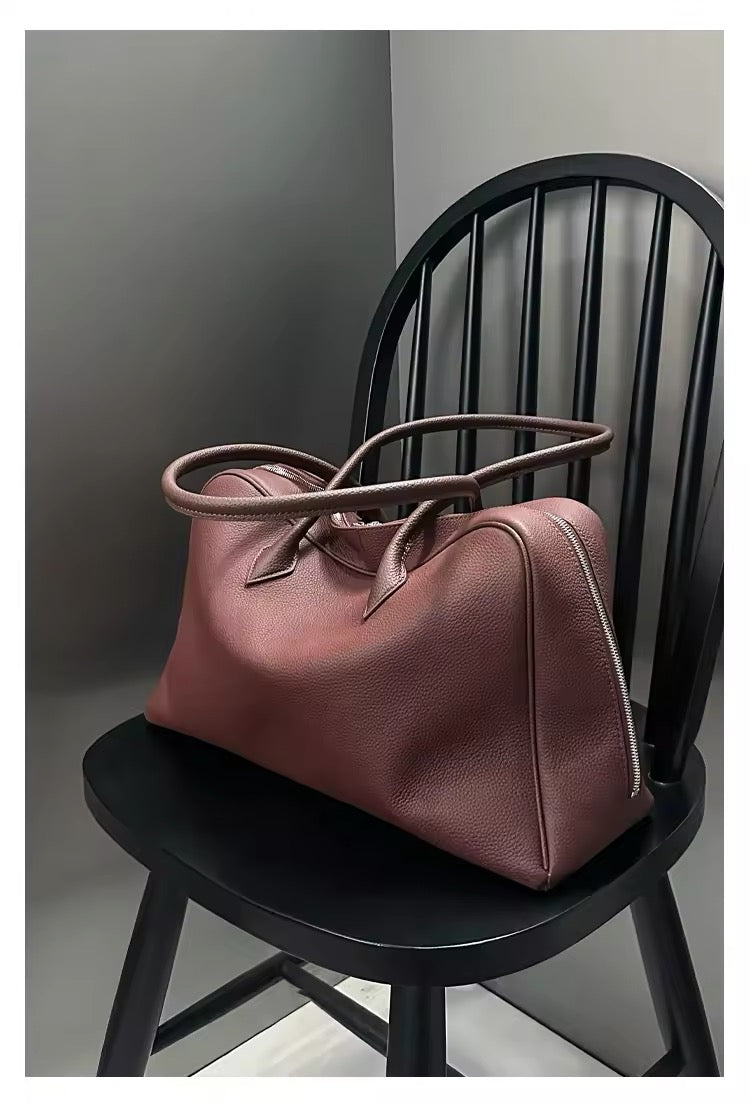 Handmade Leather tote bag: Unique and Sustainable. Genuine Leather Bag