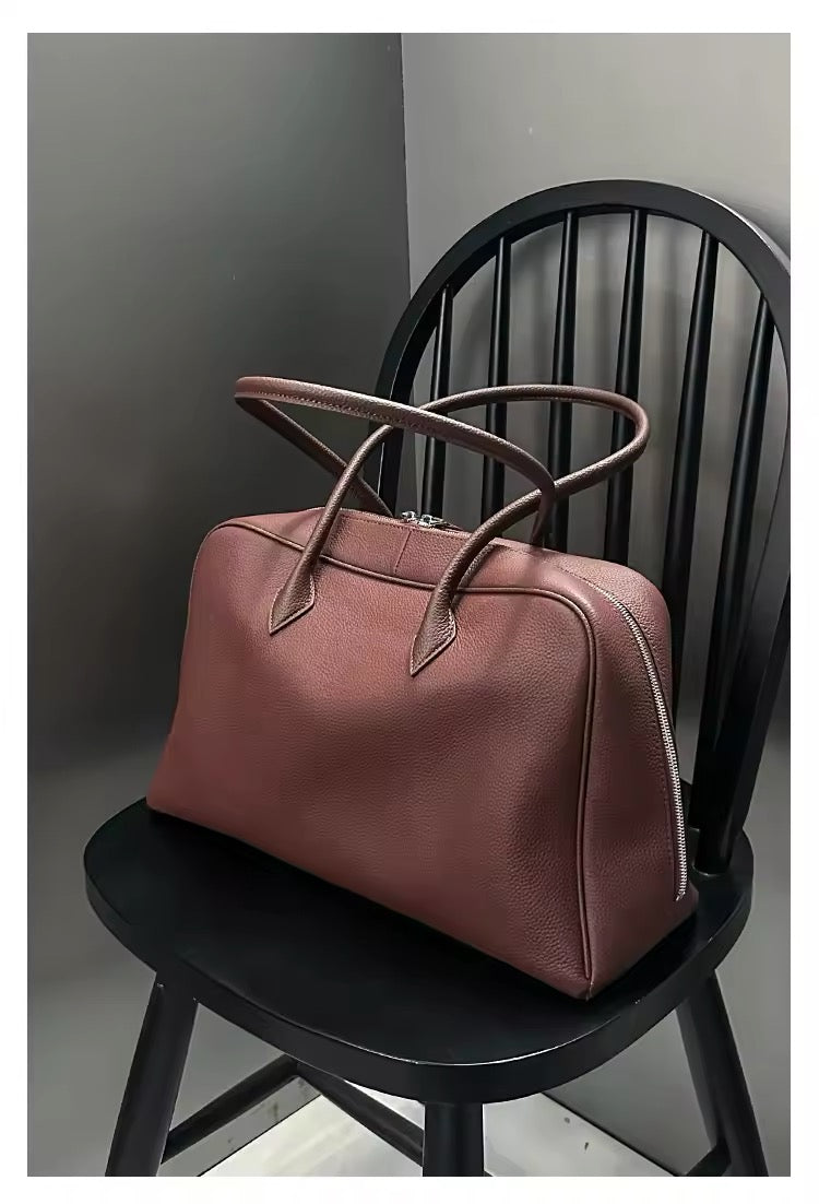 Handmade Leather tote bag: Unique and Sustainable. Genuine Leather Bag