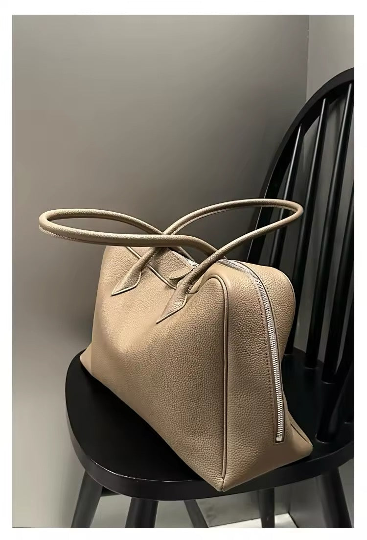 Handmade Leather tote bag: Unique and Sustainable. Genuine Leather Bag