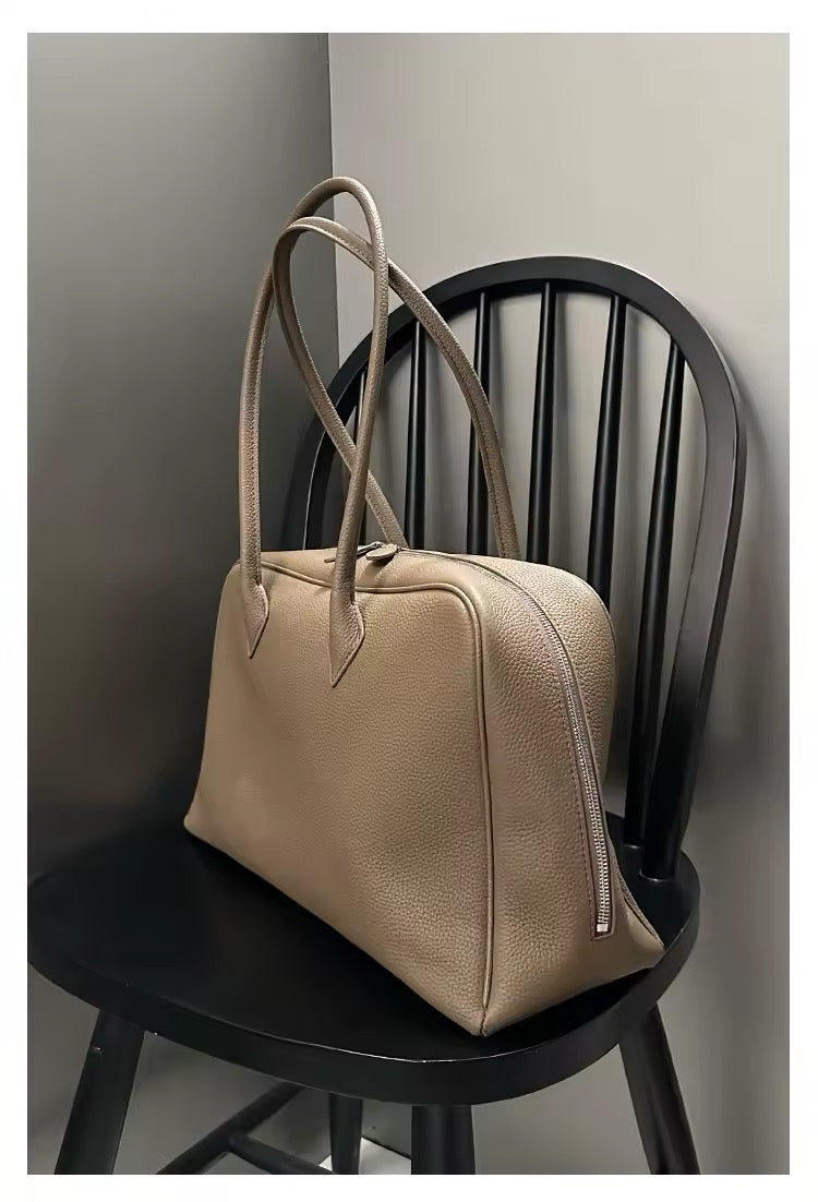 Handmade Leather tote bag: Unique and Sustainable. Genuine Leather Bag