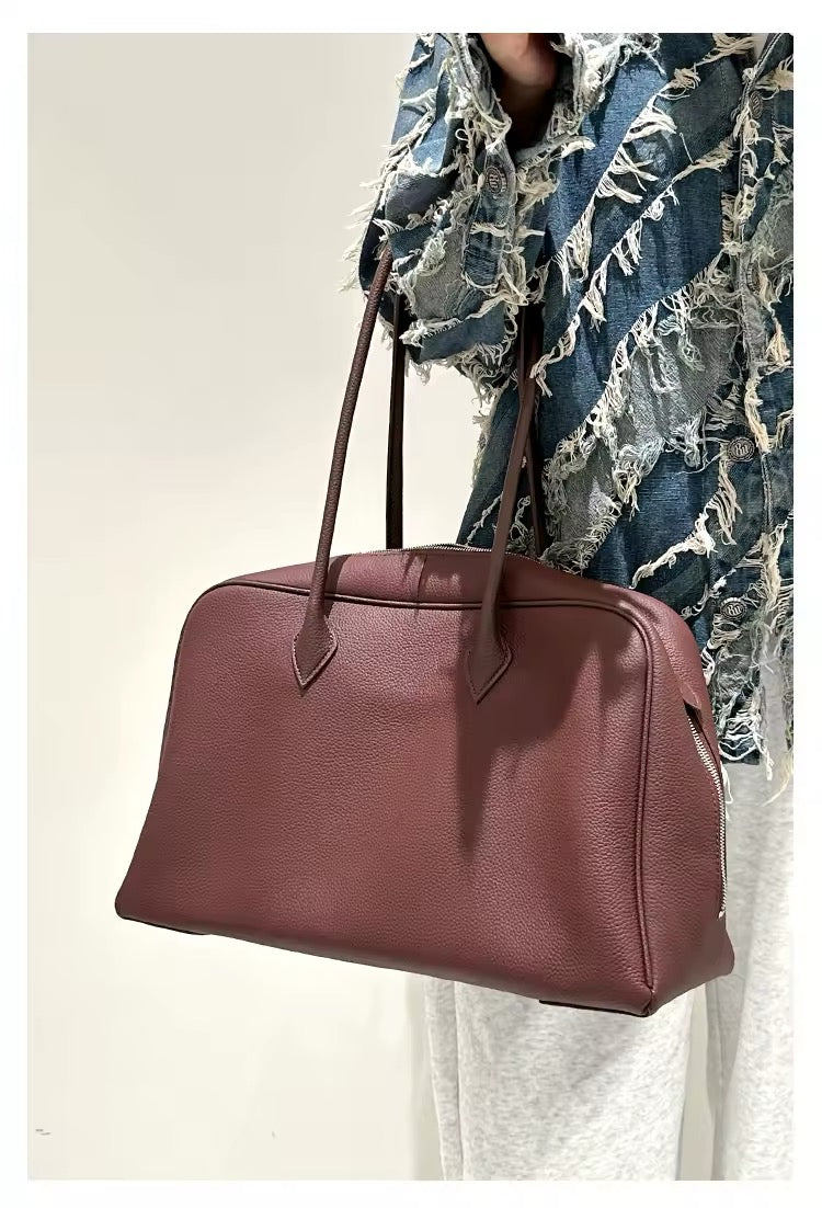 Handmade Leather tote bag: Unique and Sustainable. Genuine Leather Bag