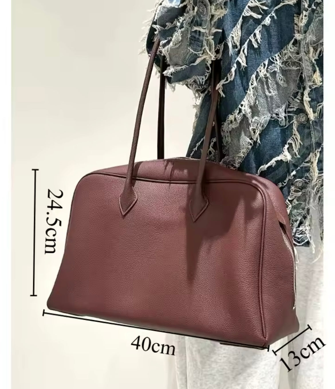 Handmade Leather tote bag: Unique and Sustainable. Genuine Leather Bag