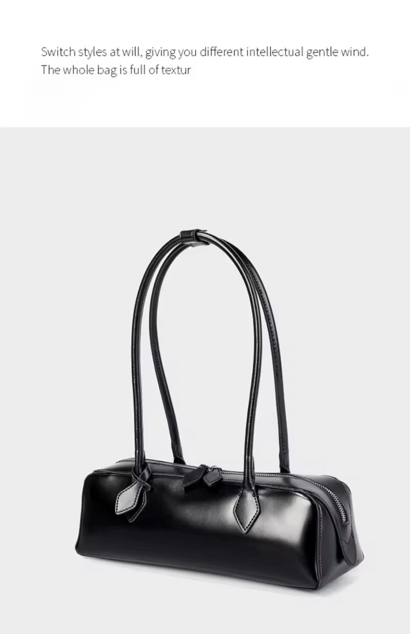 Handmade Leather Crossbody. Women's handmade genuine leather shoulder bag
