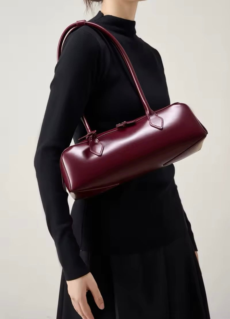 Handmade Leather Crossbody. Women's handmade genuine leather shoulder bag