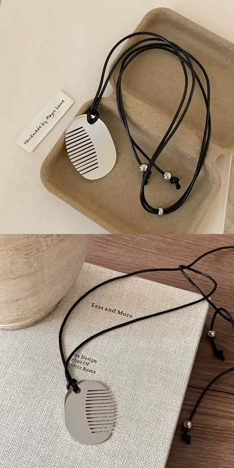 Boho Chic Hair Comb Pendant. Womens pendants