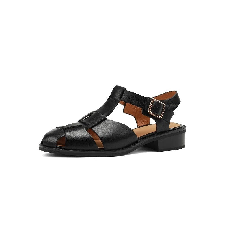 Handgefertigte Eleganz: Damensandalen aus echtem Leder