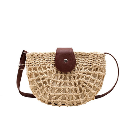 Chic Women's Small Wicker Bag