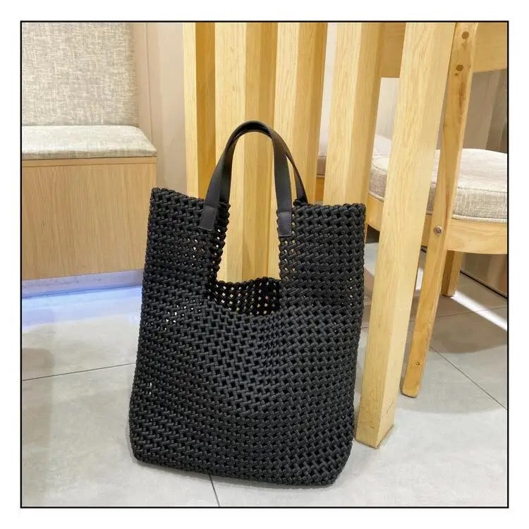 Stylish Woven Leather Bag for Women