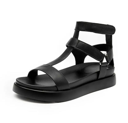 Elegant Women's Genuine Leather Roman Sandals