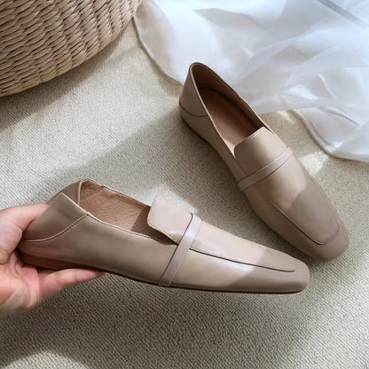 Handmade Women's Genuine Leather Loafers