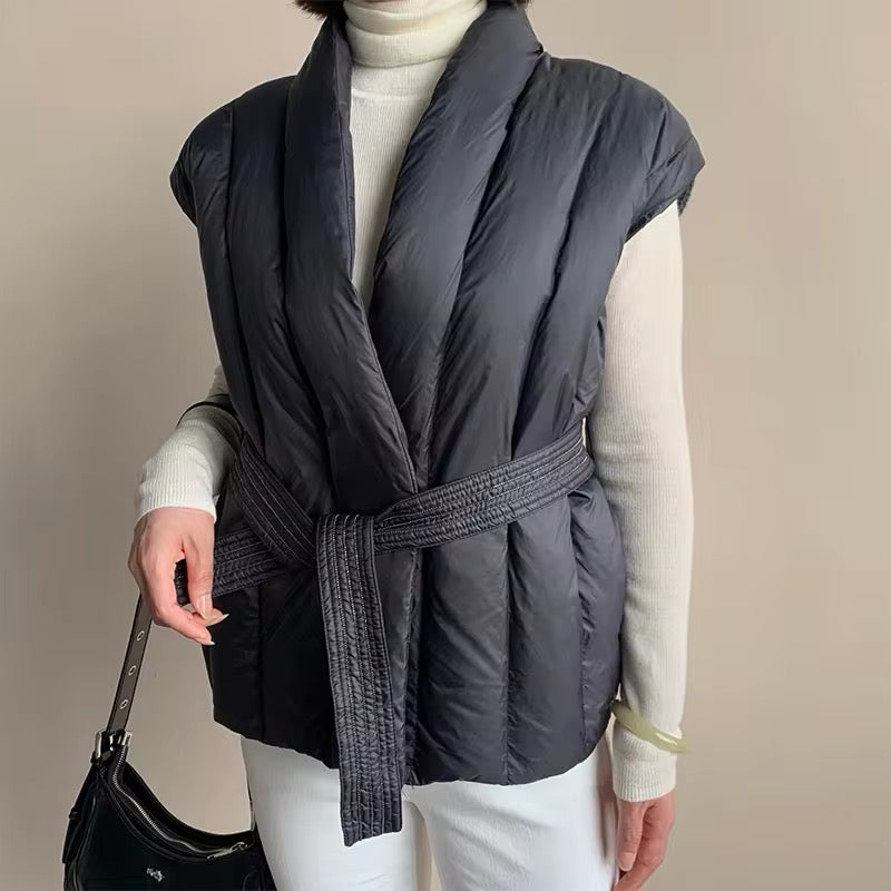 Stay Warm in Style: Women's Duck Down Vest