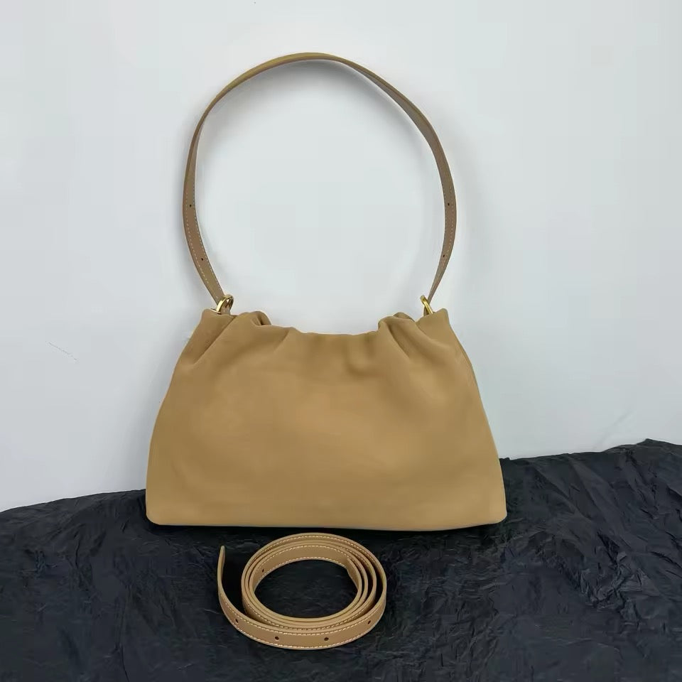 Luxurious Women's Handbag Crafted from Genuine Suede