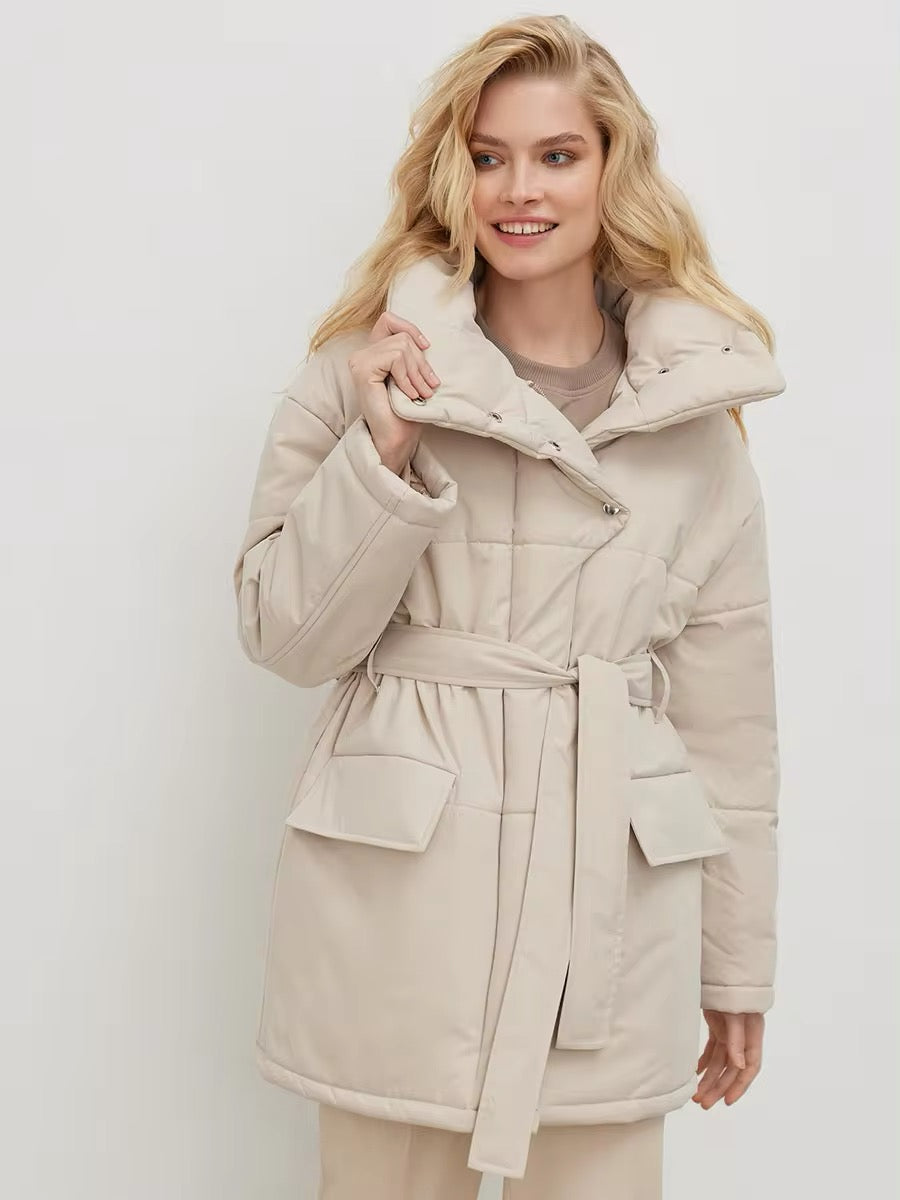 Chic Oversized Cotton Women's Coat – Effortless Style & Comfort