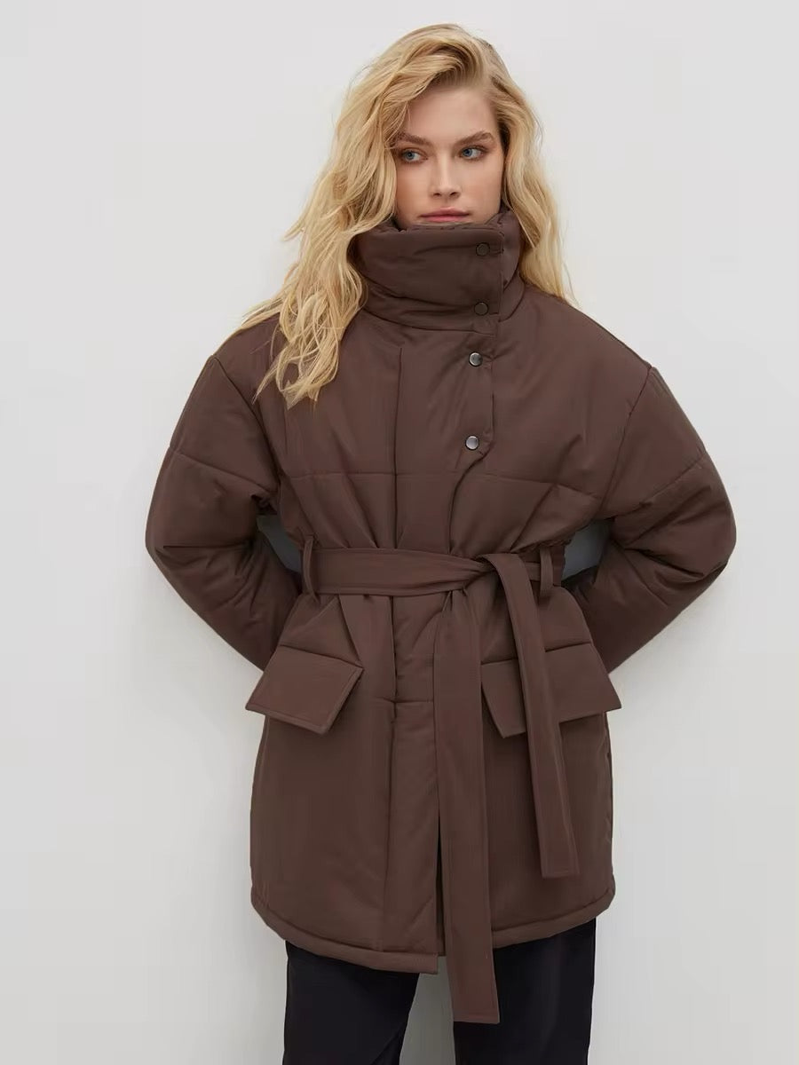 Chic Oversized Cotton Women's Coat – Effortless Style & Comfort