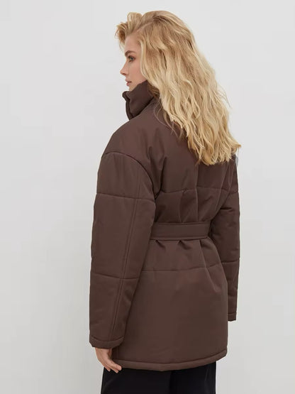 Chic Oversized Cotton Women's Coat – Effortless Style & Comfort