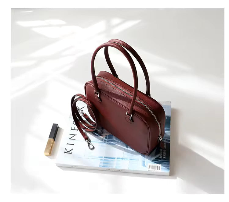 Handcrafted Women's Leather Handbag - Elegance in Every Stitch