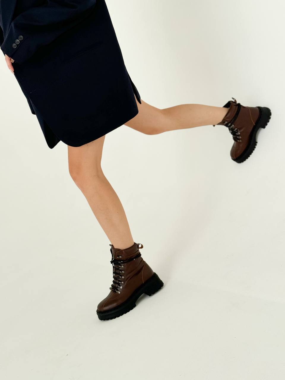 Elegant Women's Handmade Leather Boots - Crafted in Ukraine. Boots with insulation sheepskin