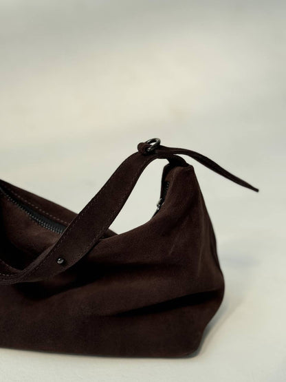 Elegant Suede Handbag - Handmade in Ukraine