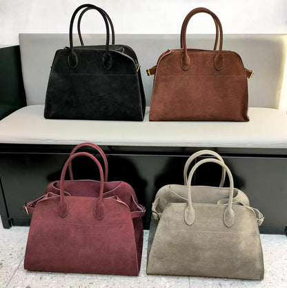 Trendy Women's Bag Made of Genuine Suede – Elevate Your Style