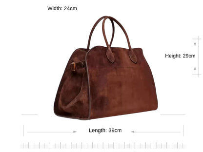 Trendy Women's Bag Made of Genuine Suede – Elevate Your Style