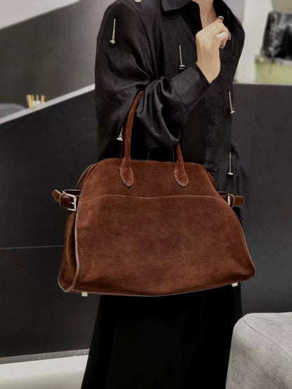 Trendy Women's Bag Made of Genuine Suede – Elevate Your Style