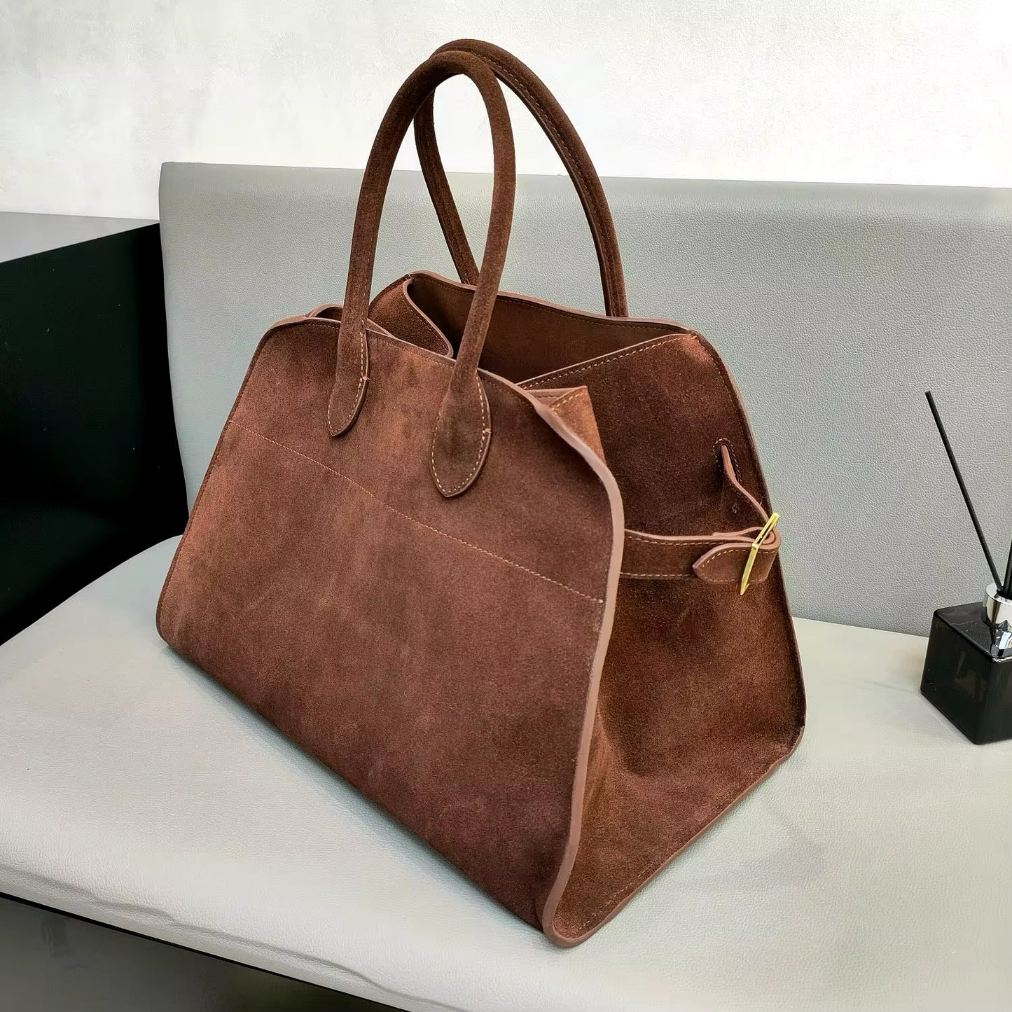 Trendy Women's Bag Made of Genuine Suede – Elevate Your Style