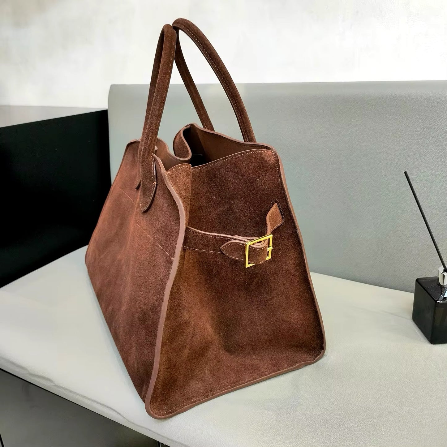 Trendy Women's Bag Made of Genuine Suede – Elevate Your Style