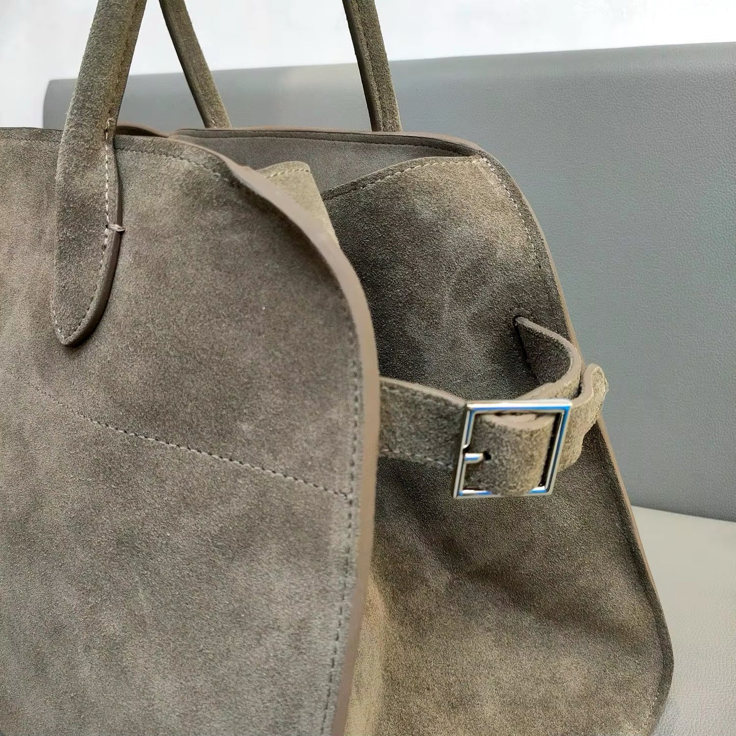 Trendy Women's Bag Made of Genuine Suede – Elevate Your Style