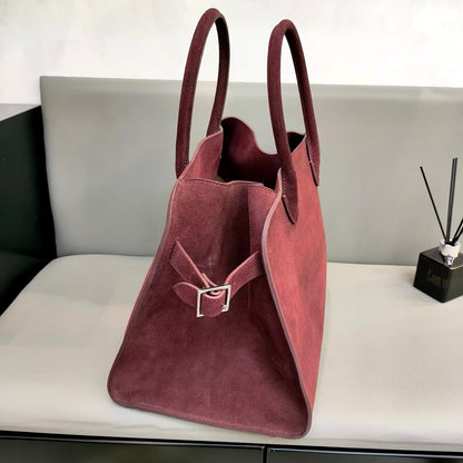 Trendy Women's Bag Made of Genuine Suede – Elevate Your Style