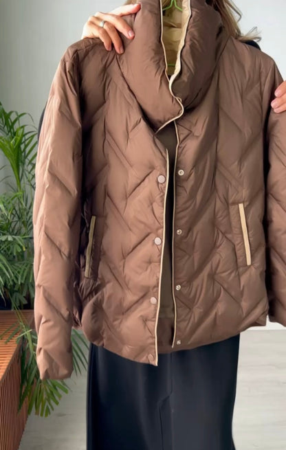 Stylish Women's Autumn Duck Down Jacket – Lightweight Warmth for Cooler Days