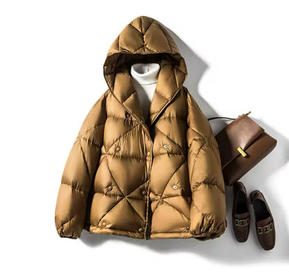 Stylish Women's Lightweight Duck Down Jacket – Perfect for Chilly Days