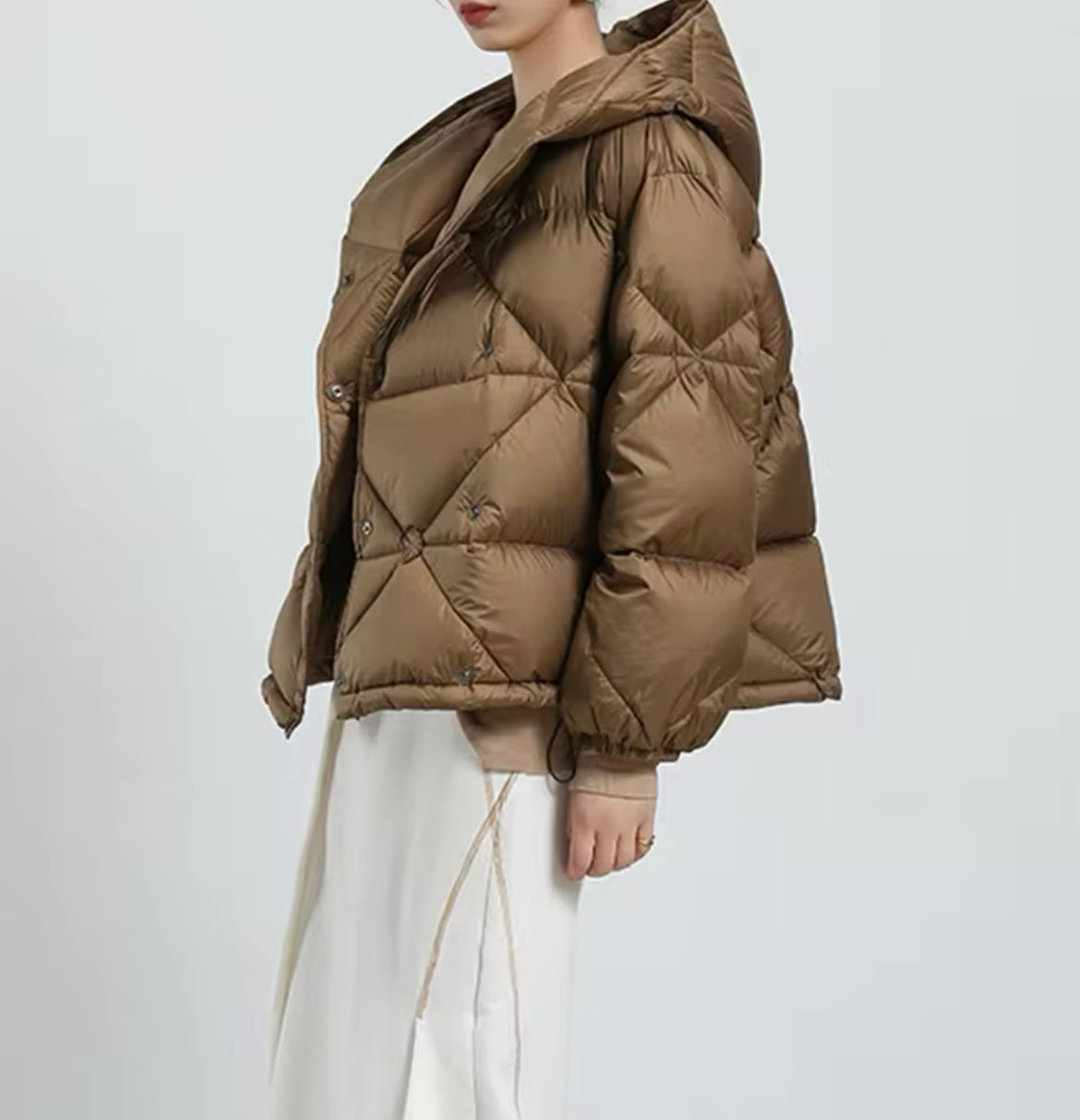 Stylish Women's Lightweight Duck Down Jacket – Perfect for Chilly Days