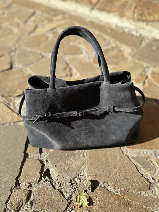 Elegant Handmade Suede Bag for Women – Timeless Style and Quality. Made in Ukraine