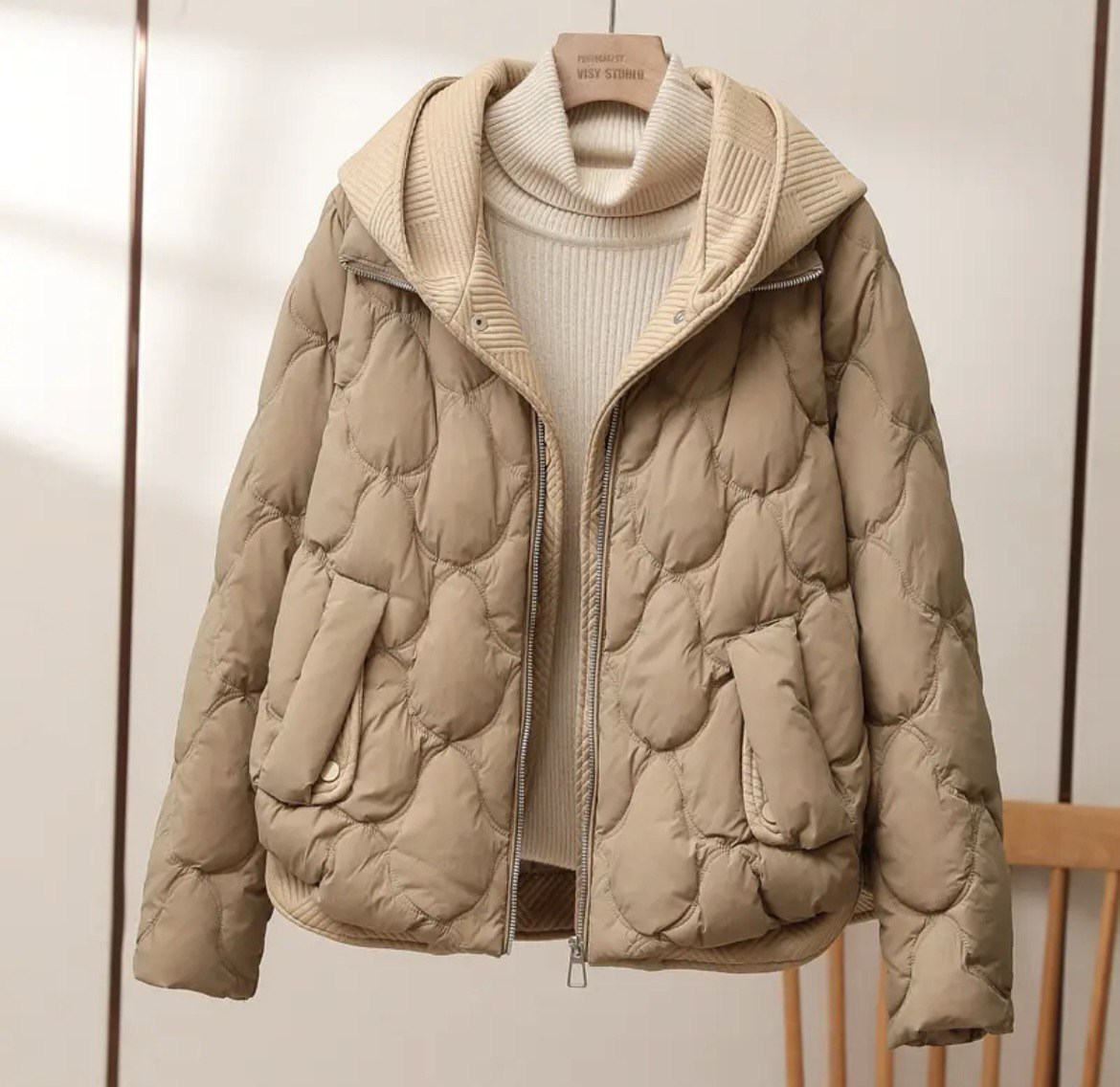 Women's jacket with hood. Women's jacket for spring