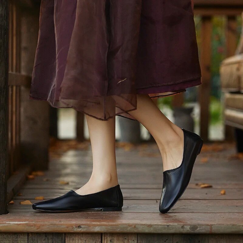 Loafer aus echtem Leder für Damen: Treten Sie ein in Stil und Komfort