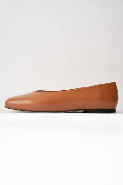 Crafted Women's Leather Ballet Flats. Women's shoes made of genuine leather