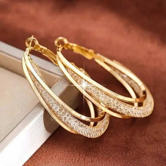 Lymphatic Drainage Weight Loss Hoop Earrings