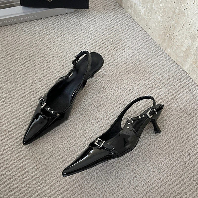 Eleganz aus Ökoleder: Slingback-Kollektion für Damen