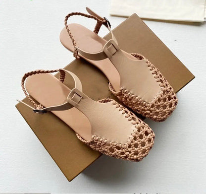 Handmade Genuine Leather Women's Roman Sandals