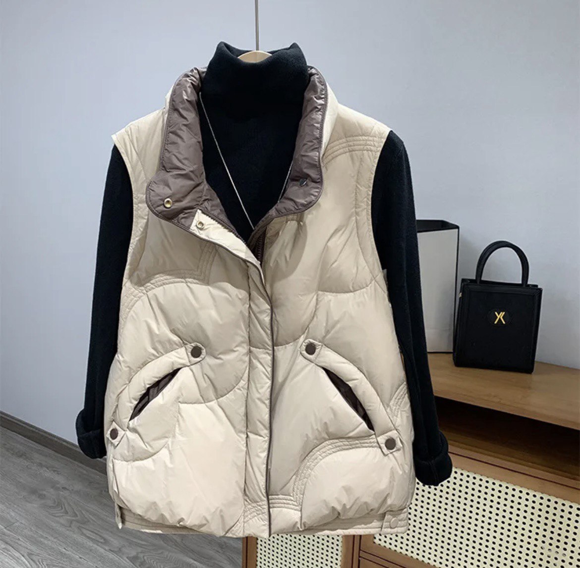 Light & Comfortable Women's Duck Down Vest - Perfect for All Seasons